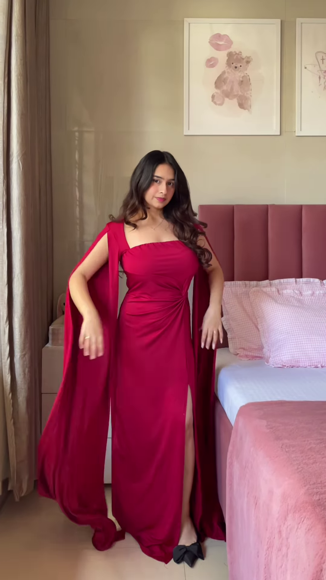 White Off-Shoulder Maxi Dress – Elegant Long Partywear for Women with Flowing Silhouette - Image 4