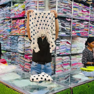 Boho Chic Handcrafted Crochet Fringe Poncho 🌼✨