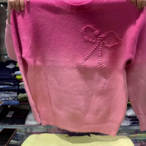 Dreamy Ombre Bow Knit Winter Sweater Collection 🎀✨