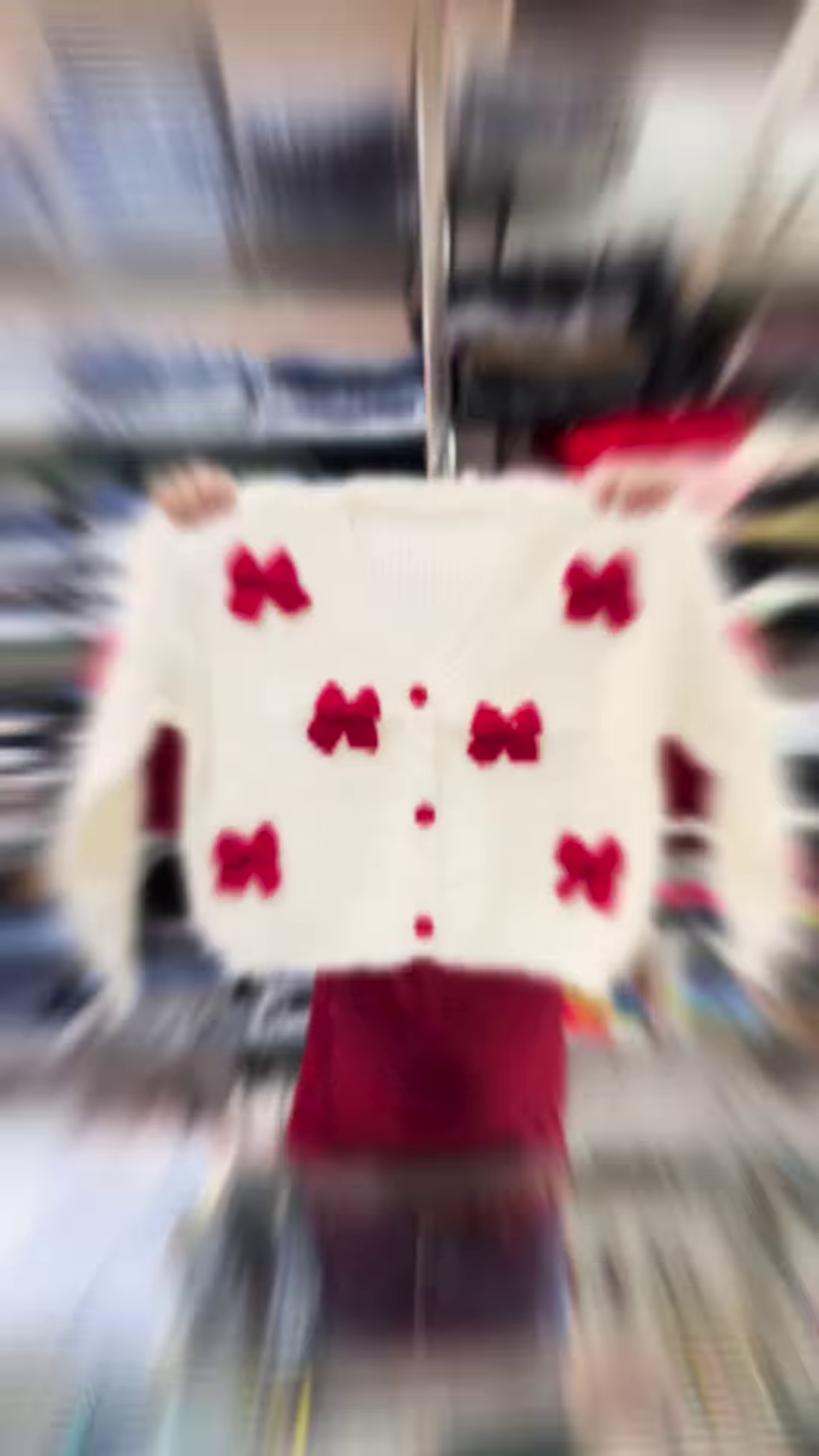 Candy Bow Chunky Knit Cardigan Collection 🎀✨ - Image 2