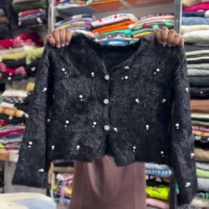 Pearl Galaxy Furry Crop Cardigan Collection 🌙✨