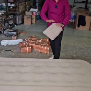 Ultimate Comfort Anywhere 🛏️✨ – Foldable Air Bed with Built-In Pump