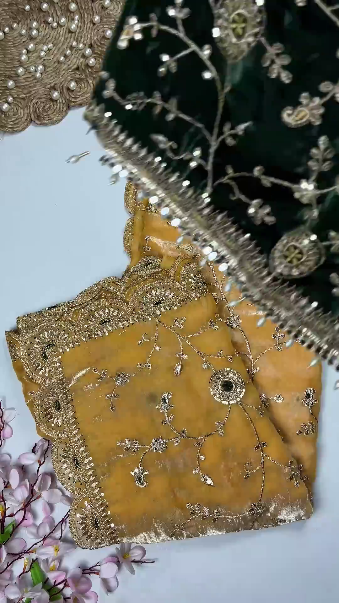 Premium Heavy Embroidered Velvet Readymade Designer Blouse Collection - Image 2