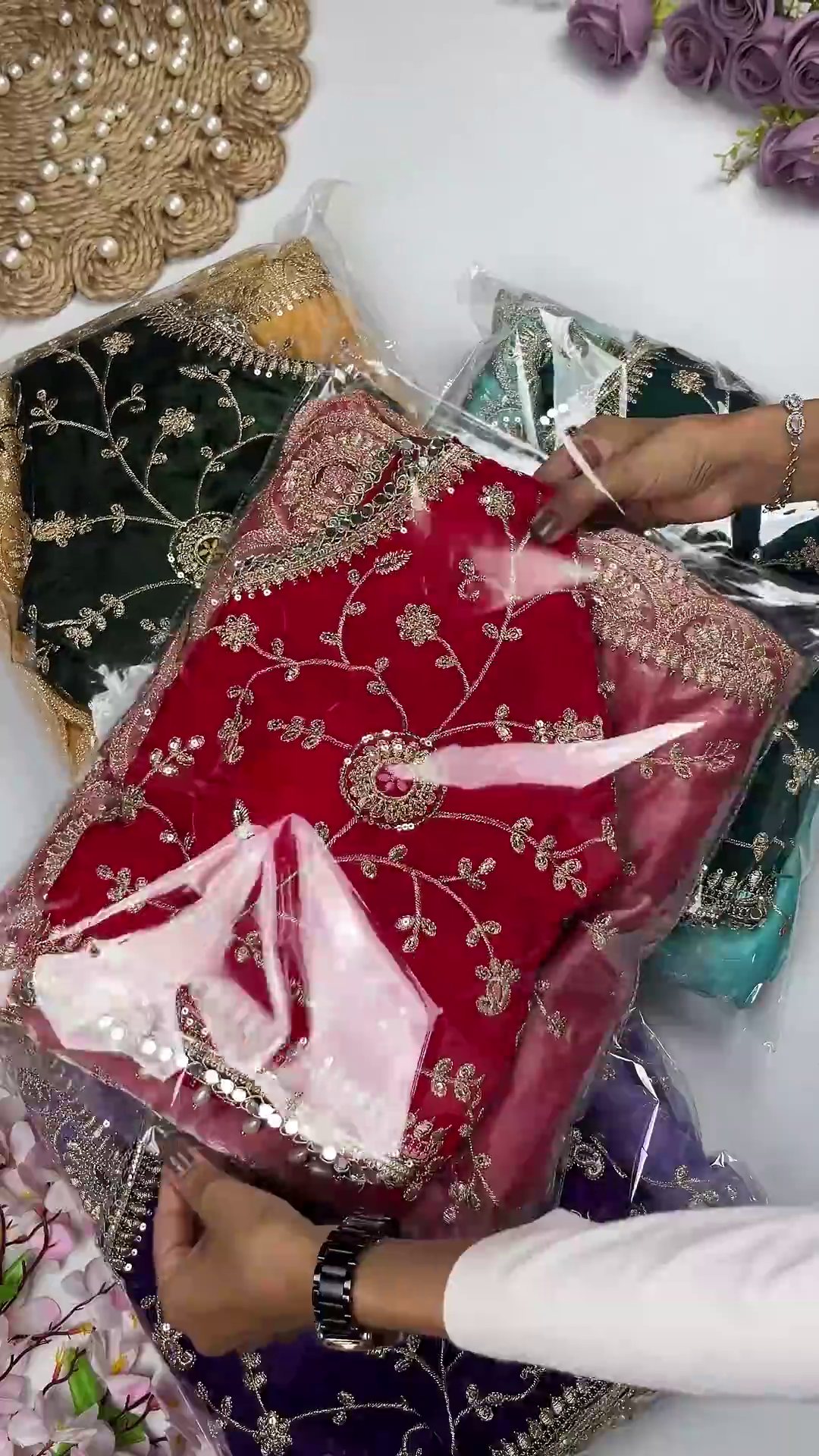 Premium Heavy Embroidered Velvet Readymade Designer Blouse Collection