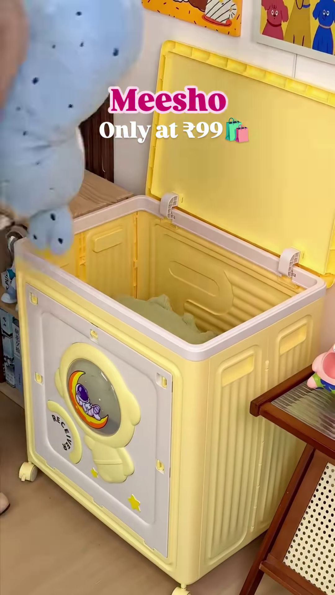 Space-Themed Foldable Toy Storage Box