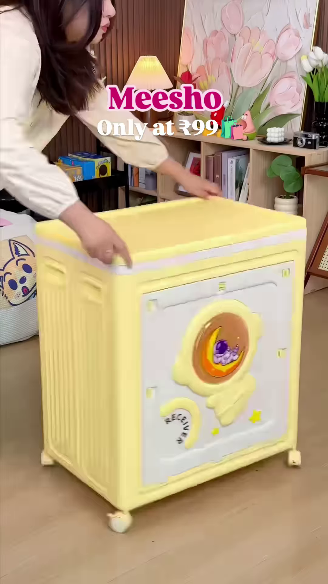 Space-Themed Foldable Toy Storage Box - Image 2
