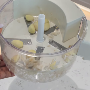 Electric Garlic Peeler and Multi-Blade Herb Mincer